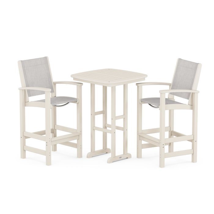 POLYWOOD Coastal 3-Piece Bar Set