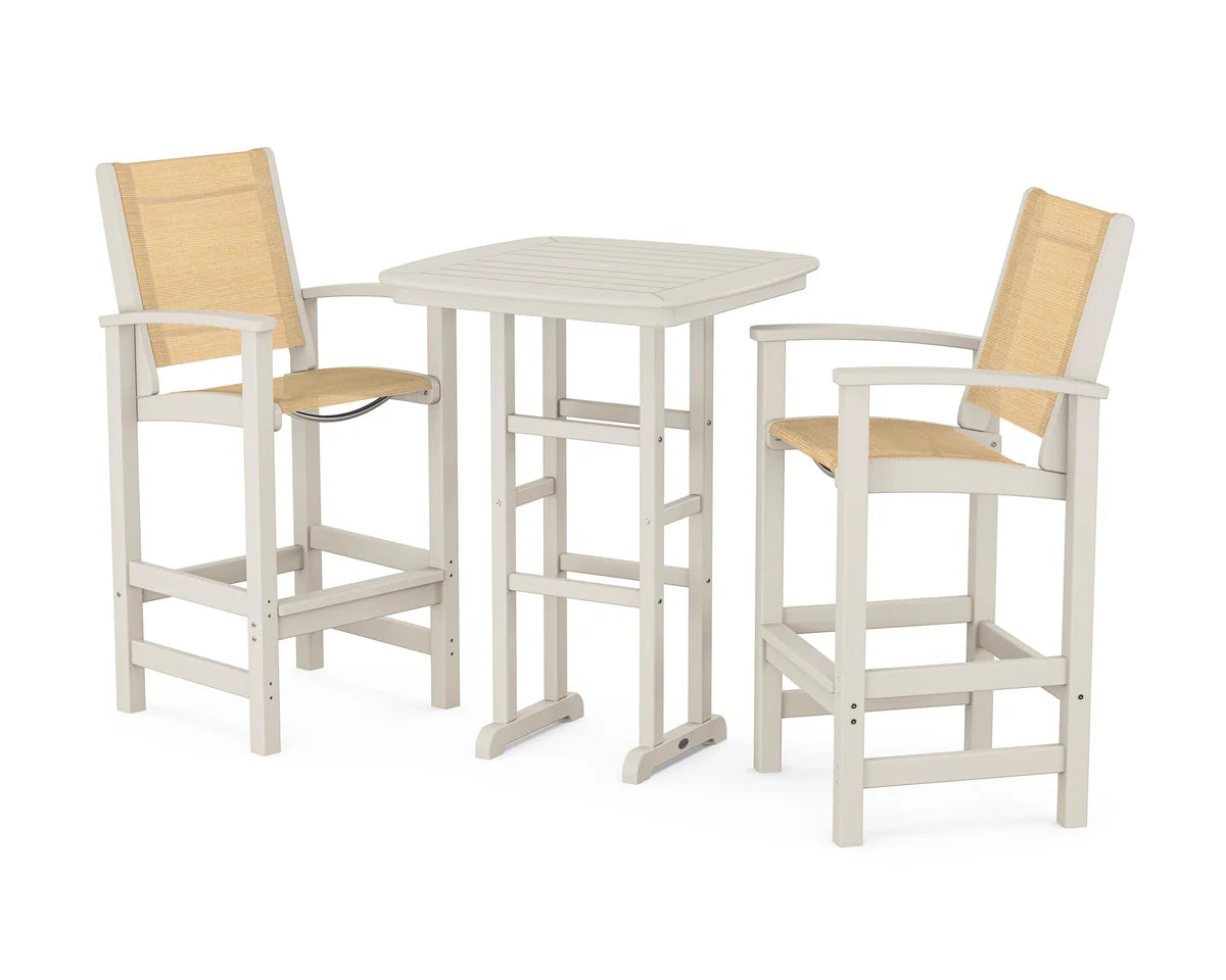 POLYWOOD Coastal 3-Piece Bar Set