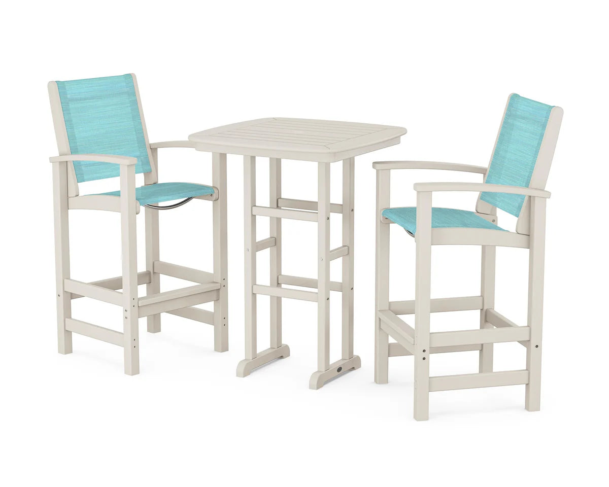POLYWOOD Coastal 3-Piece Bar Set