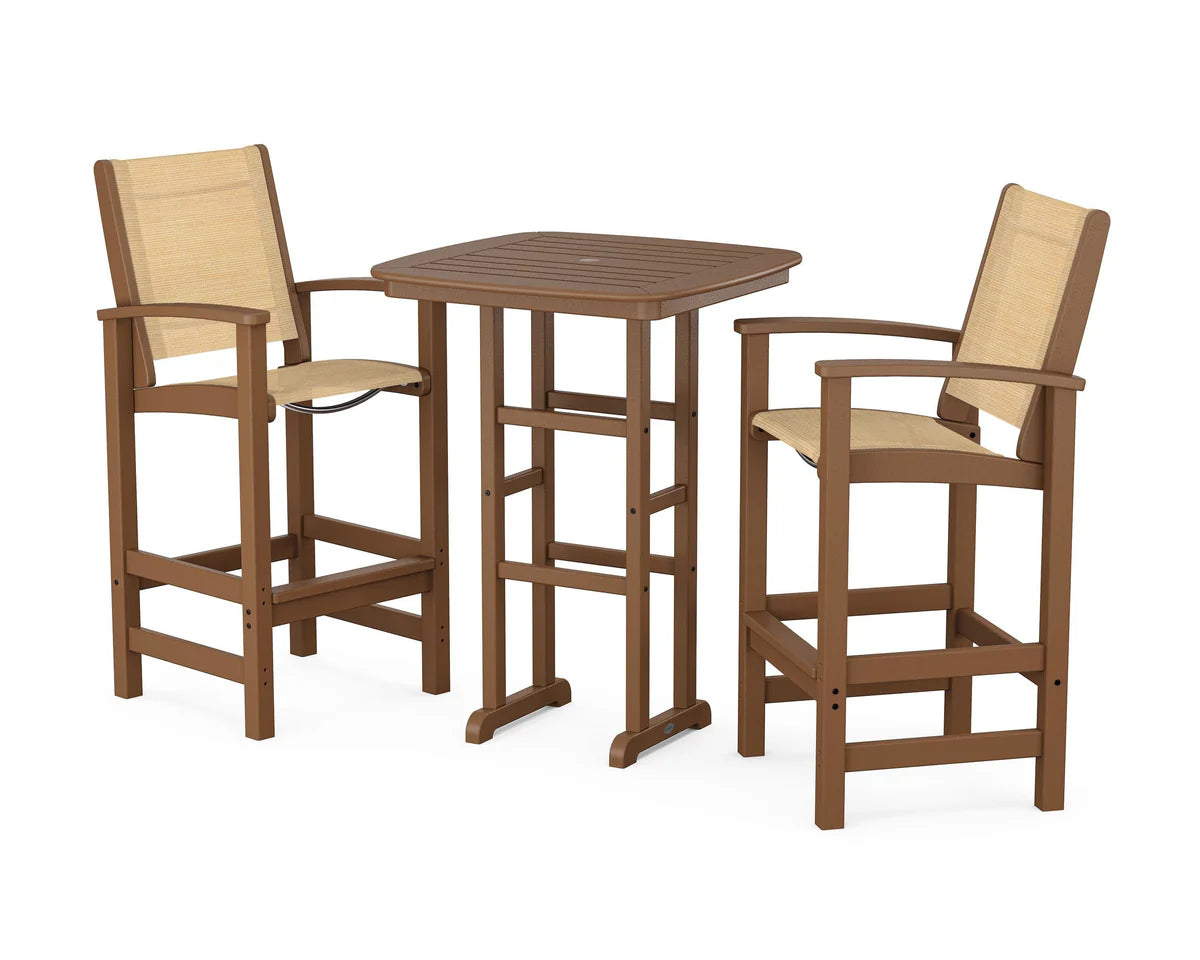 POLYWOOD Coastal 3-Piece Bar Set