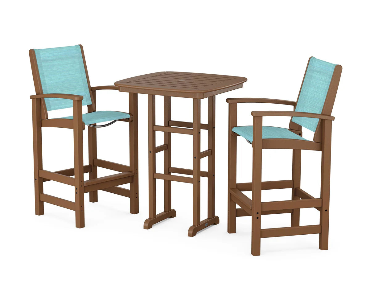 POLYWOOD Coastal 3-Piece Bar Set