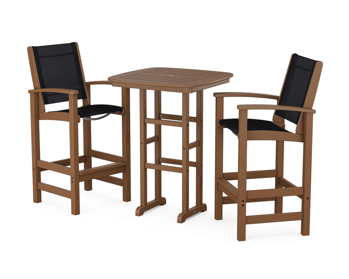 POLYWOOD Coastal 3-Piece Bar Set
