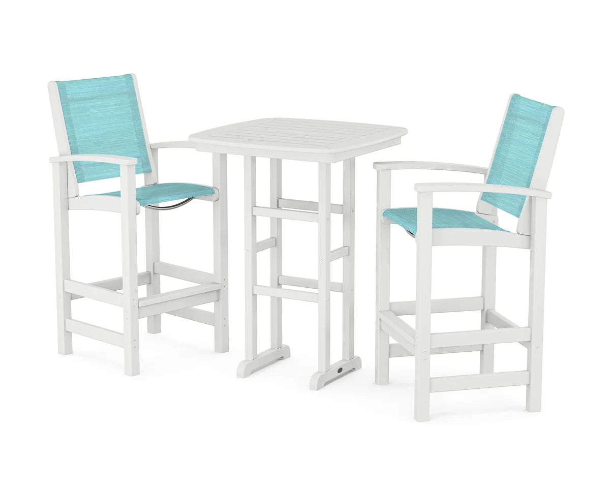 POLYWOOD Coastal 3-Piece Bar Set