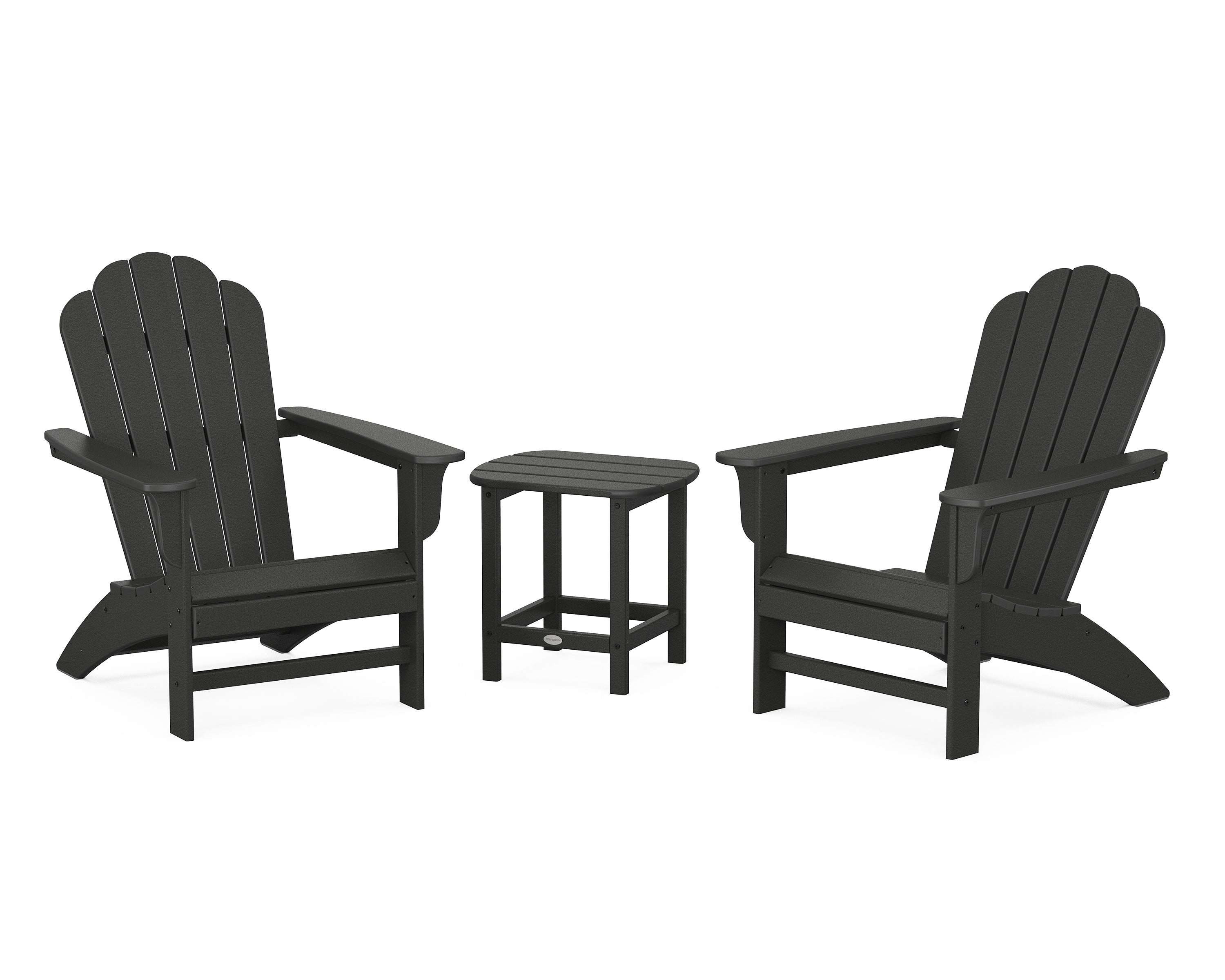 POLYWOOD Country Living Cottage Adirondack Chair 3-Piece Set