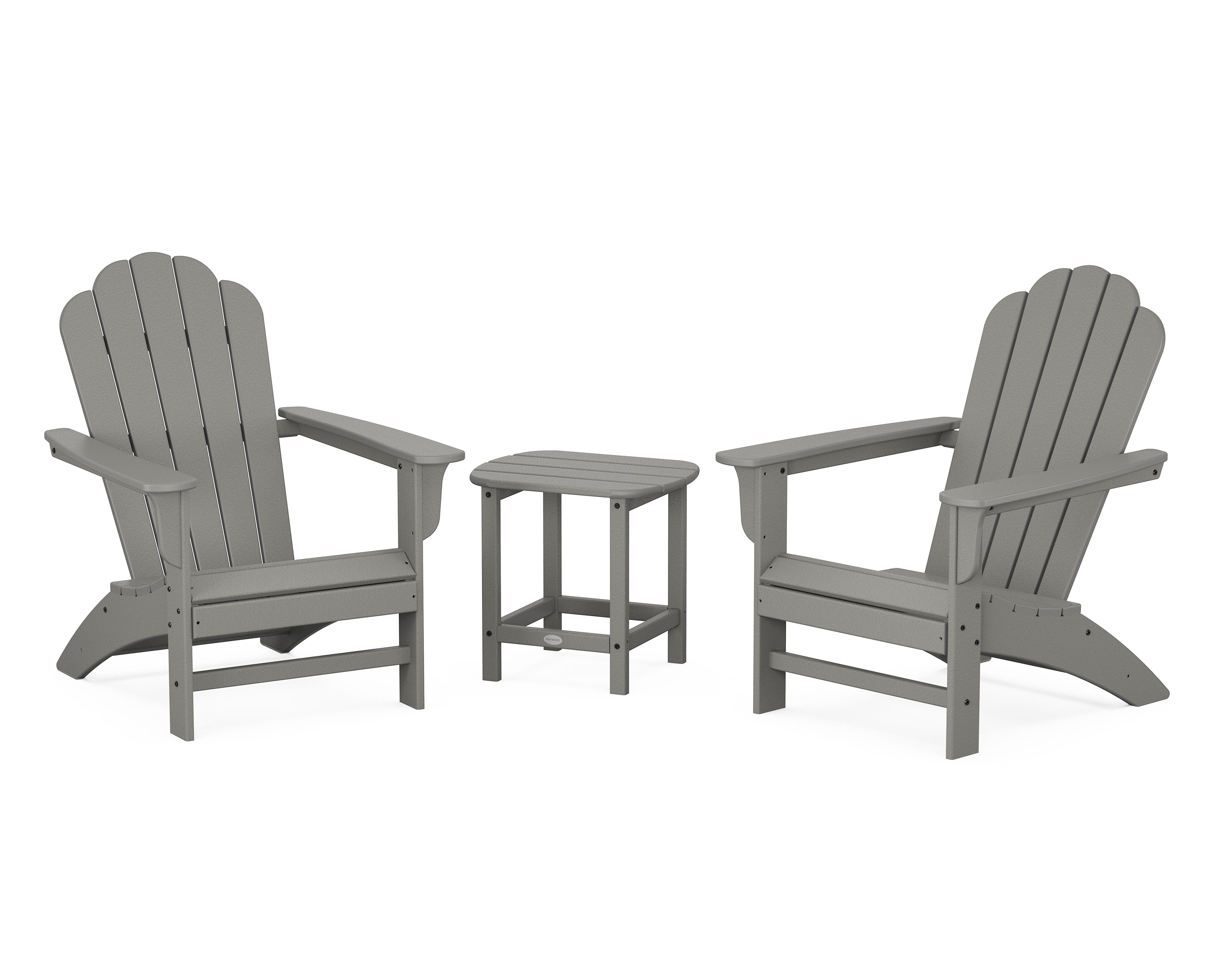 POLYWOOD Country Living Cottage Adirondack Chair 3-Piece Set