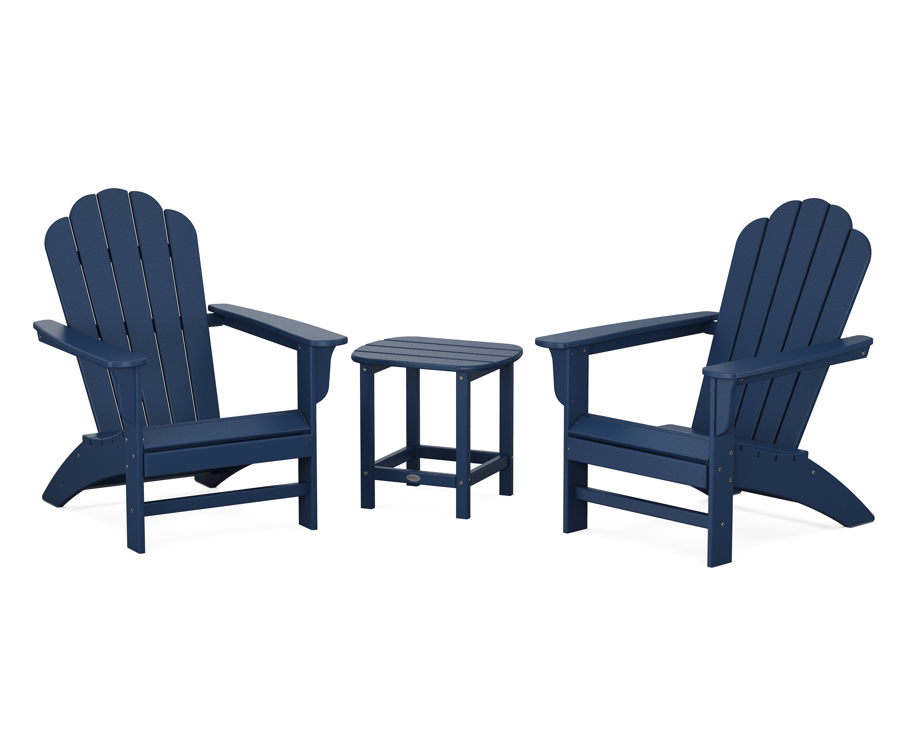 POLYWOOD Country Living Cottage Adirondack Chair 3-Piece Set