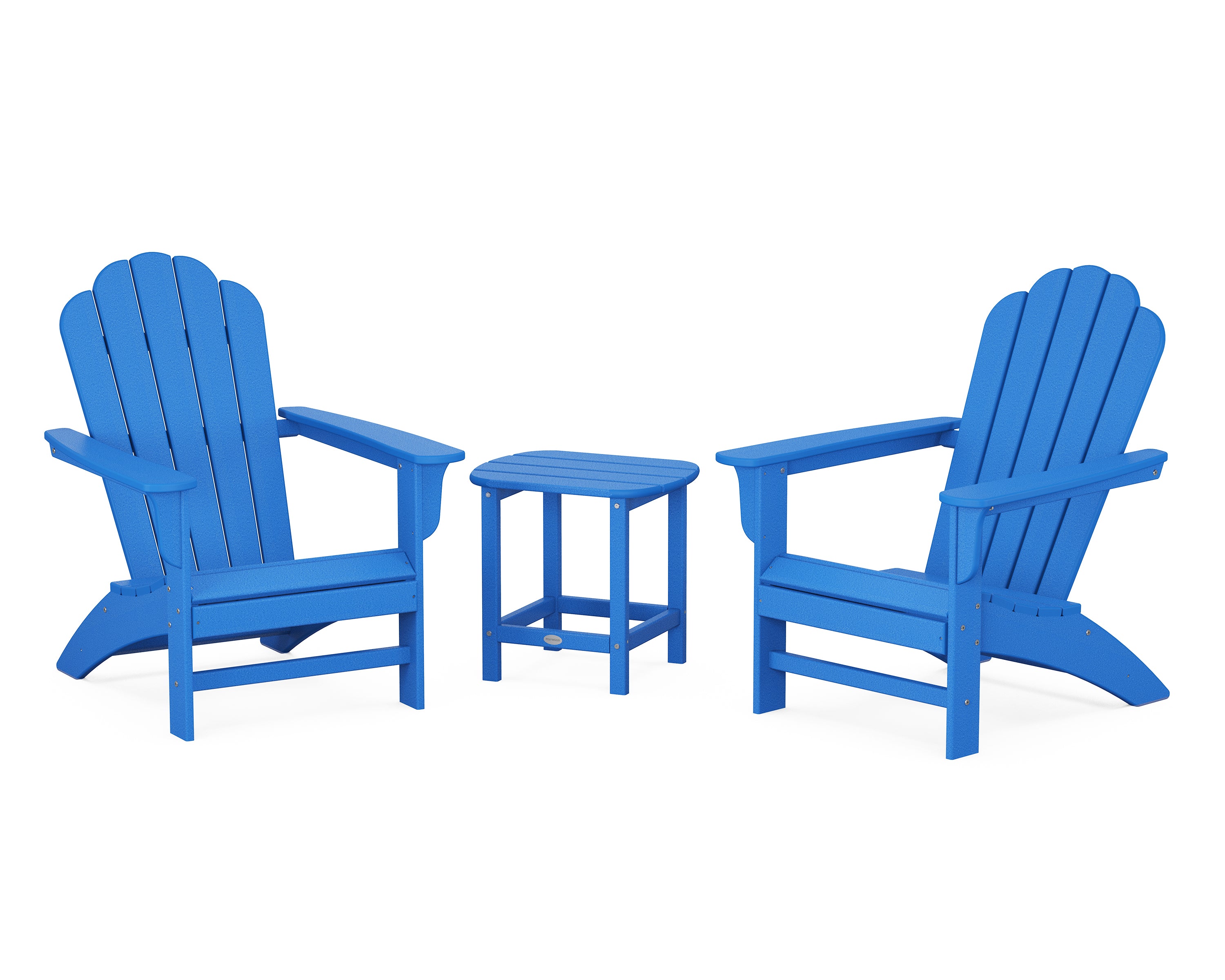 POLYWOOD Country Living Cottage Adirondack Chair 3-Piece Set