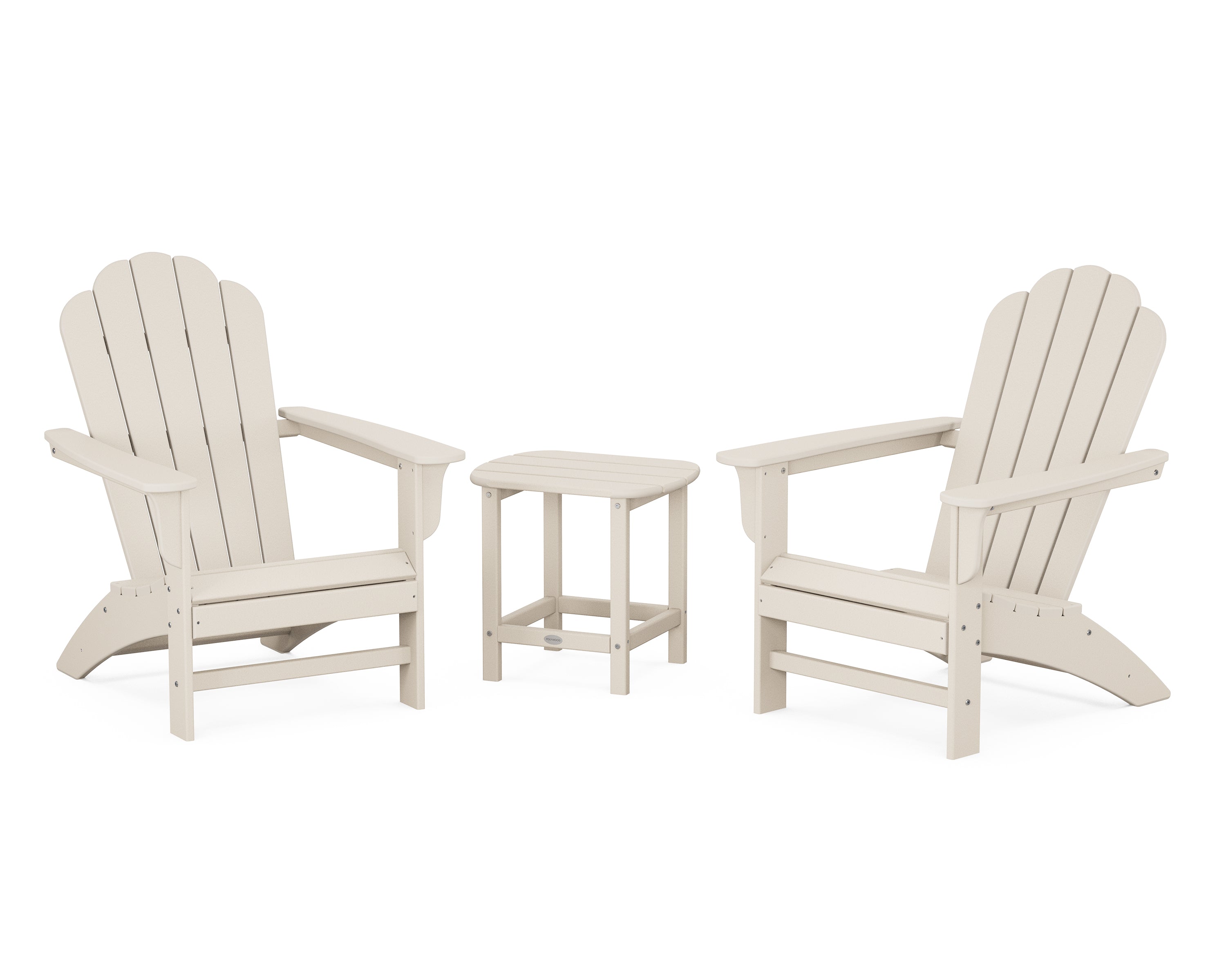 POLYWOOD Country Living Cottage Adirondack Chair 3-Piece Set