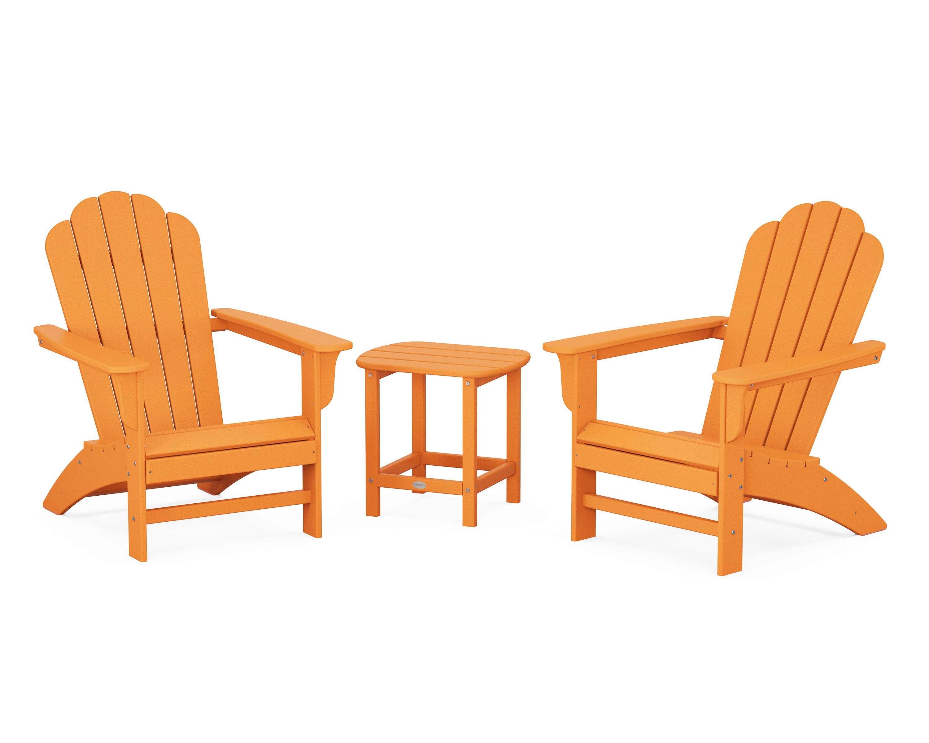 POLYWOOD Country Living Cottage Adirondack Chair 3-Piece Set