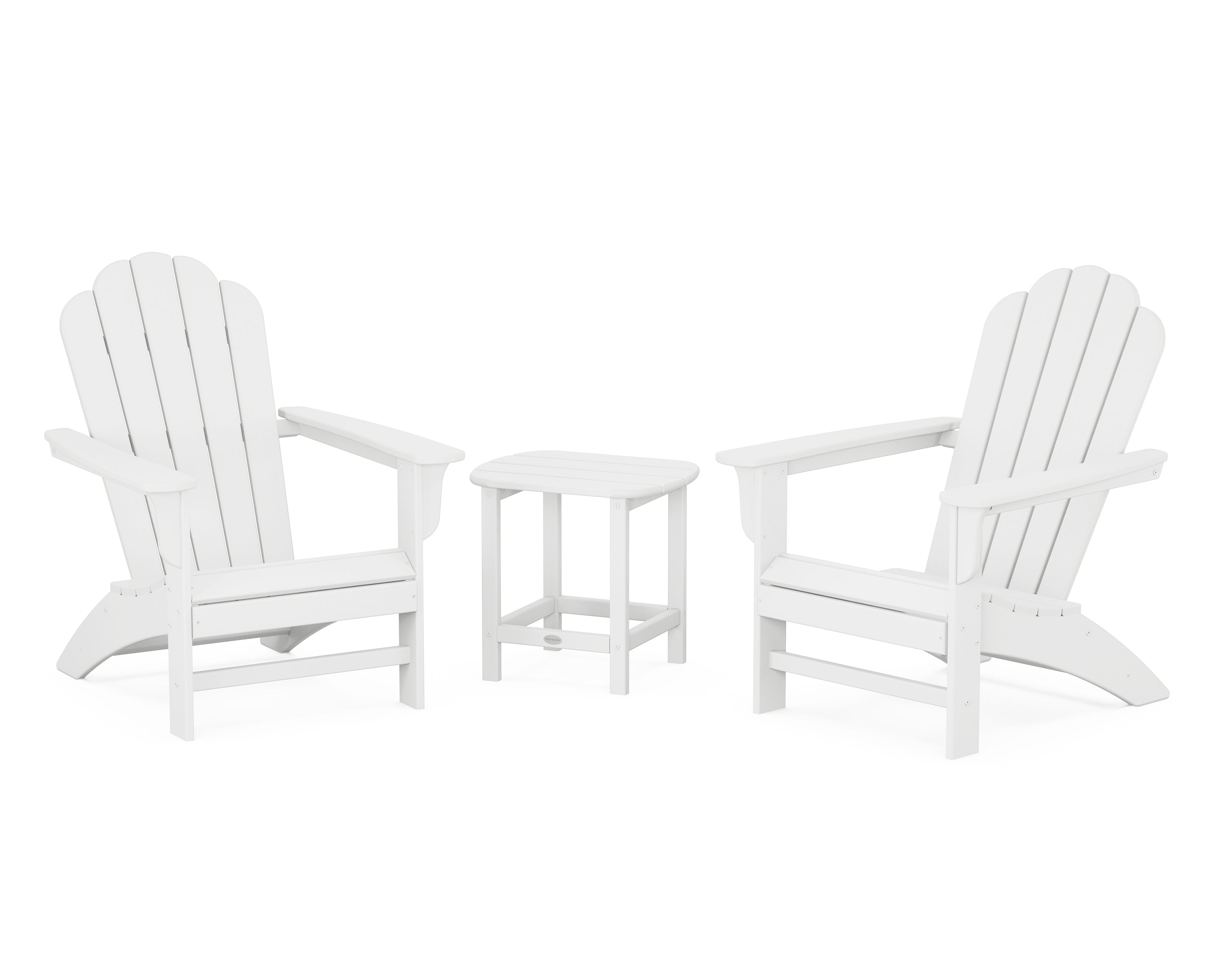 POLYWOOD Country Living Cottage Adirondack Chair 3-Piece Set