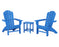 POLYWOOD Country Living Curveback Adirondack Chair 3-Piece Set