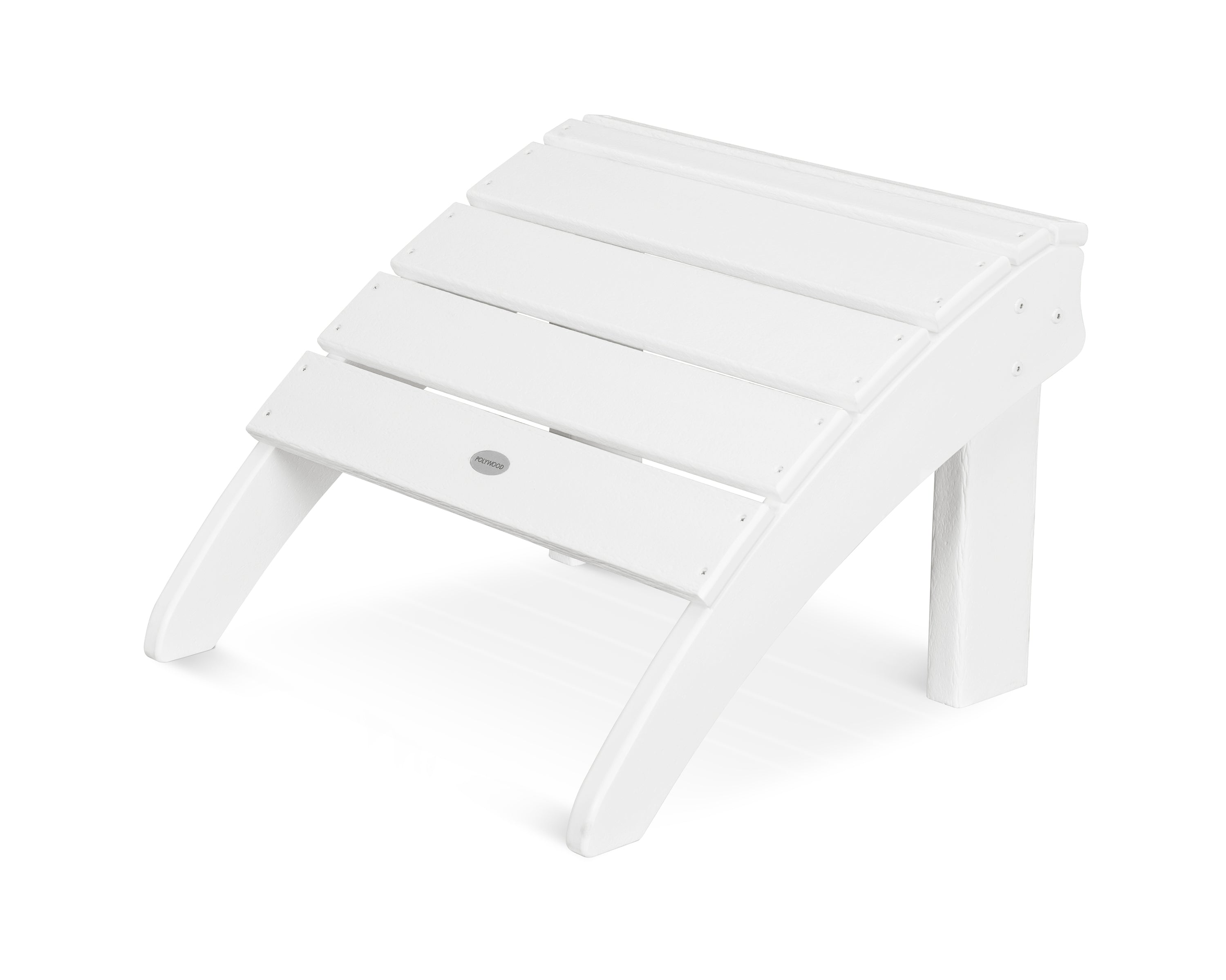 POLYWOOD Seashell Ottoman