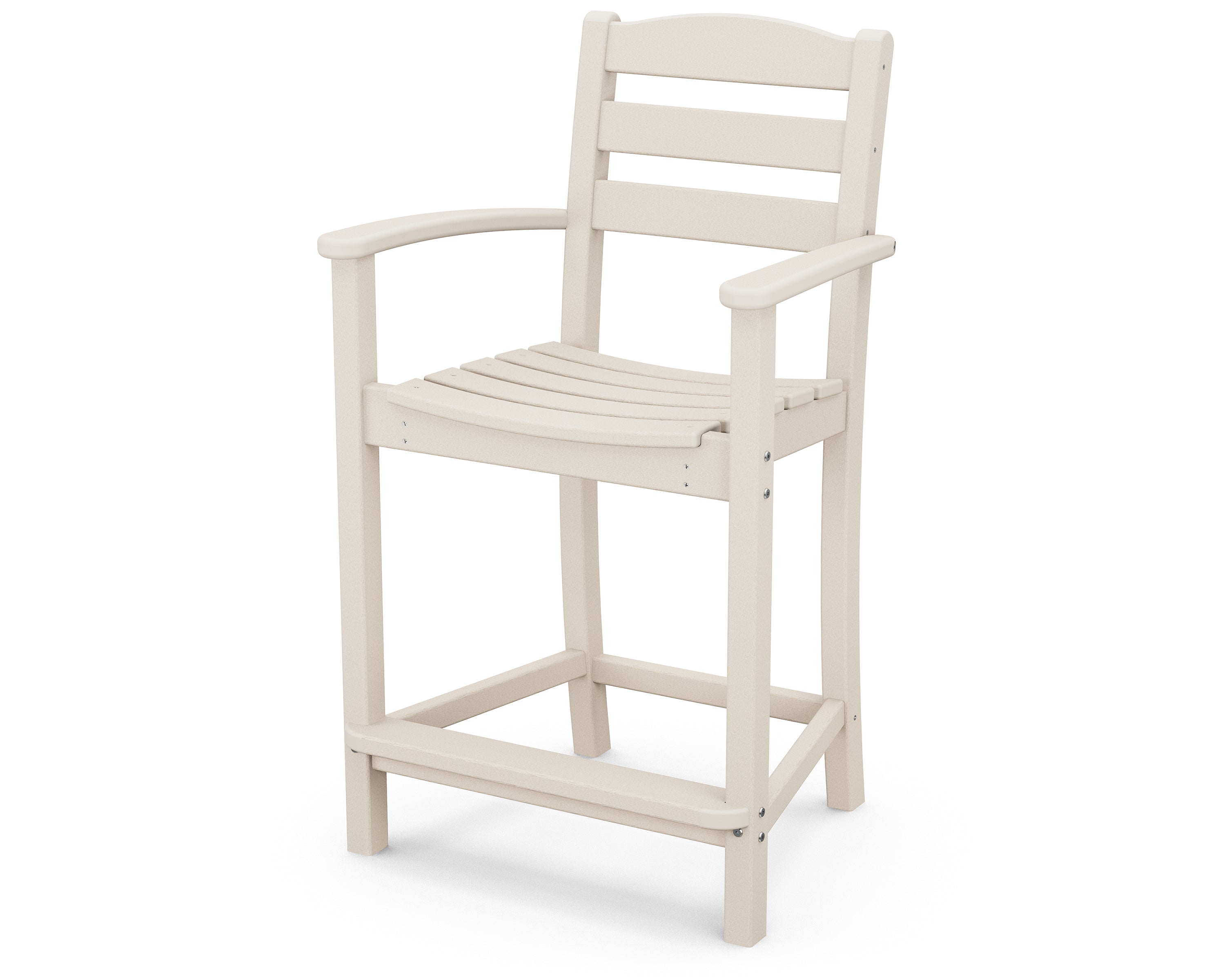 POLYWOOD La Casa Cafe Counter Arm Chair