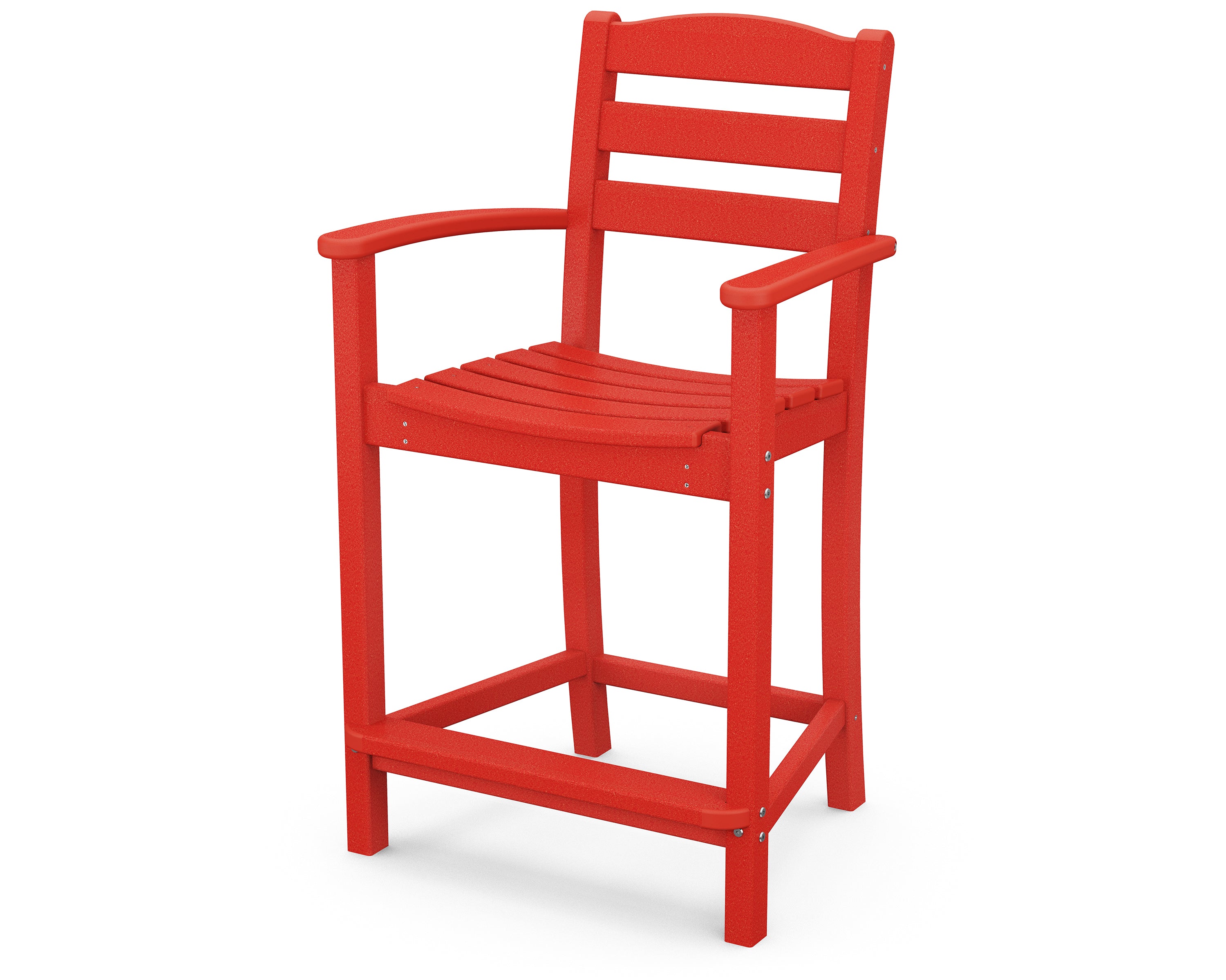 POLYWOOD La Casa Cafe Counter Arm Chair