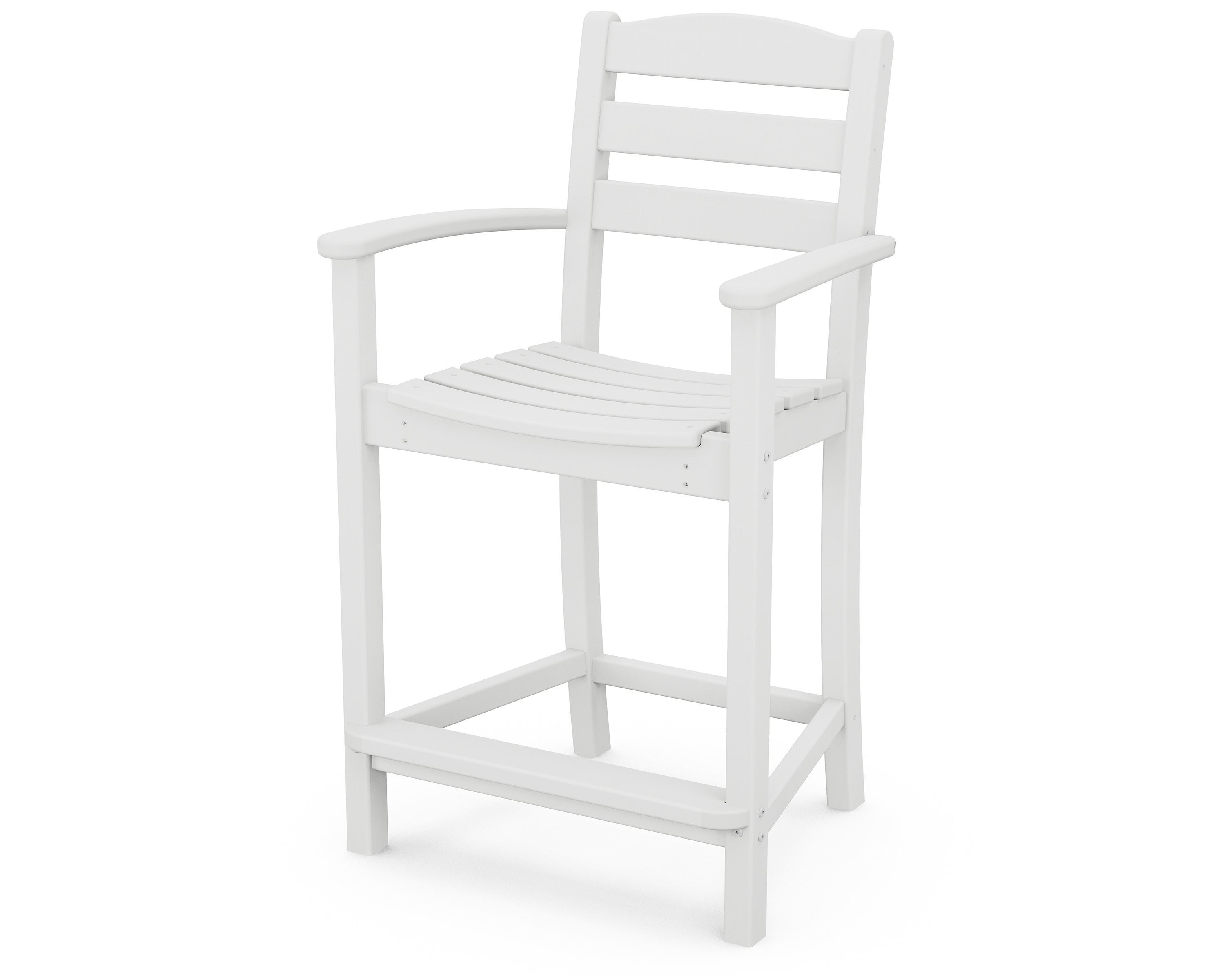 POLYWOOD La Casa Cafe Counter Arm Chair