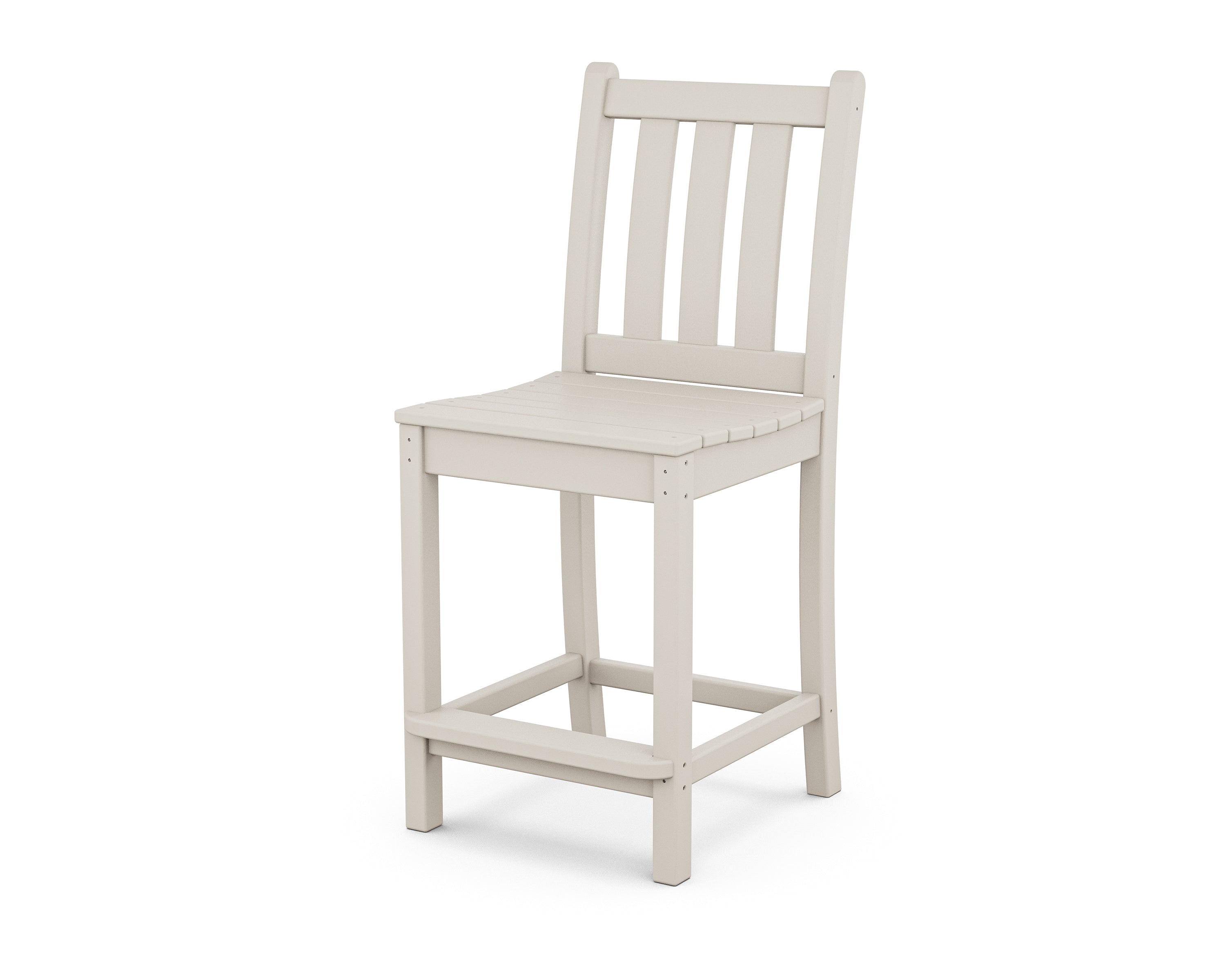 POLYWOOD Traditional Garden Counter Side Chair