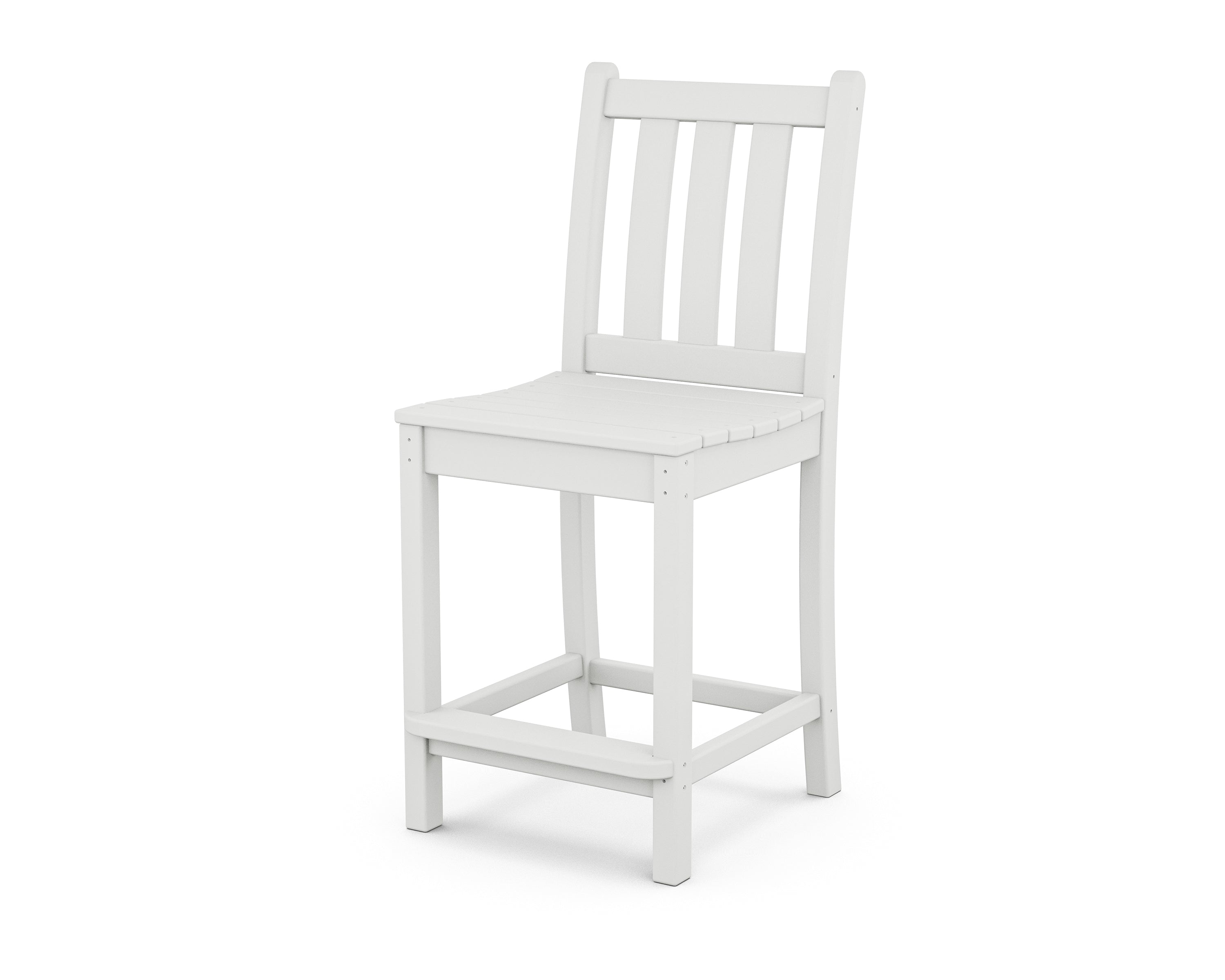 POLYWOOD Traditional Garden Counter Side Chair