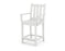 POLYWOOD Traditional Garden Counter Arm Chair
