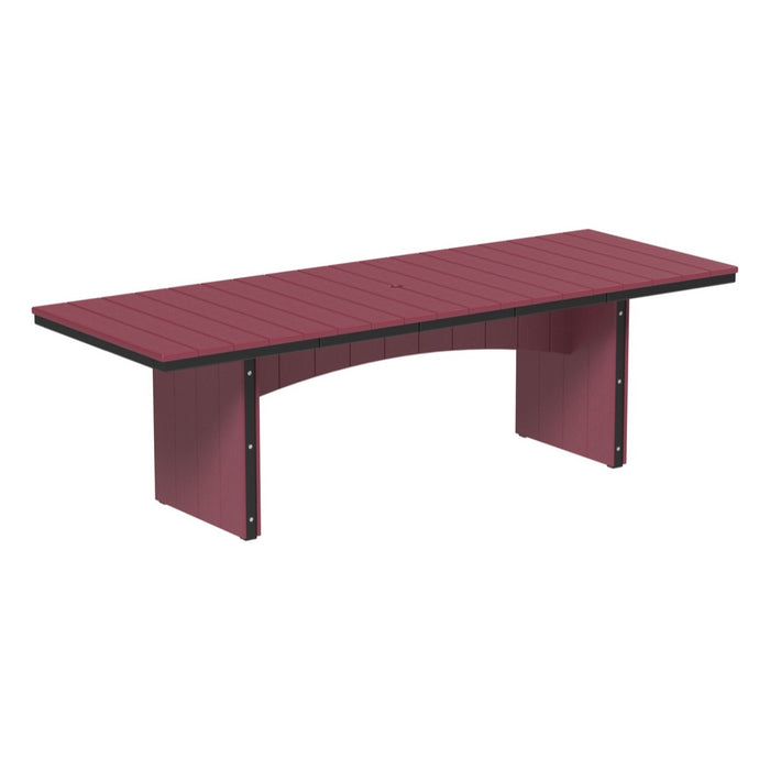 LuxCraft Urban 3’ x 8’ Rectangle Table - Dining Height