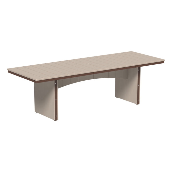 LuxCraft Urban 3’ x 8’ Rectangle Table - Dining Height