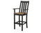 POLYWOOD Vineyard Bar Arm Chair