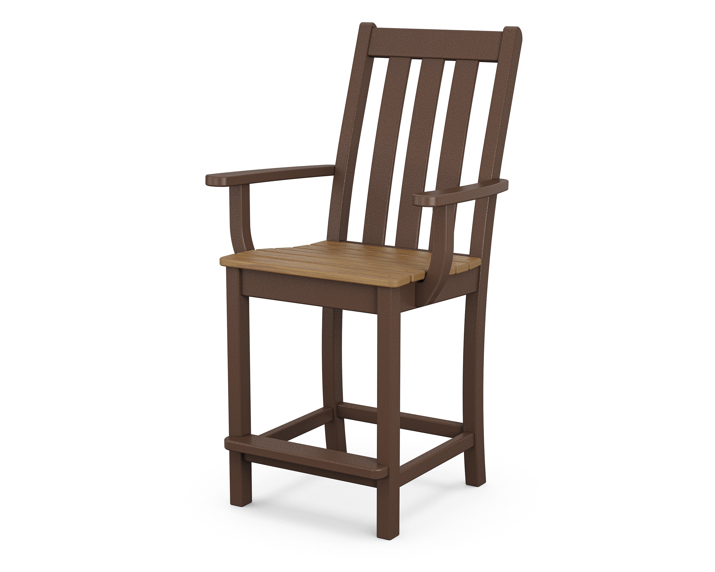 POLYWOOD Vineyard Counter Arm Chair