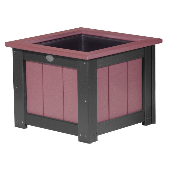 15 square plastic planter LuxCraft 15" Planter