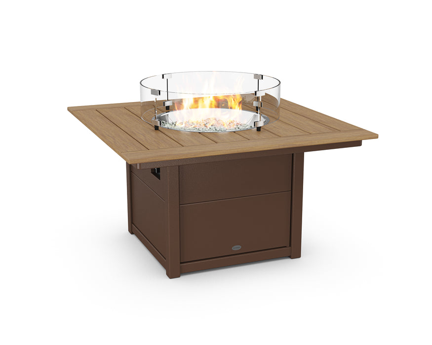 POLYWOOD Square 42" Fire Pit Table