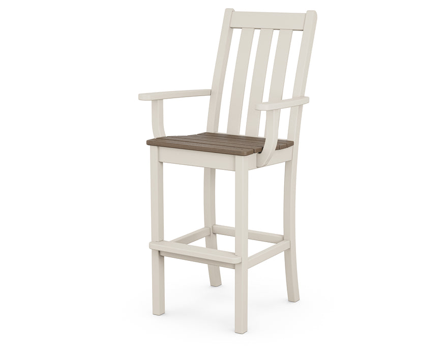 POLYWOOD Vineyard Bar Arm Chair