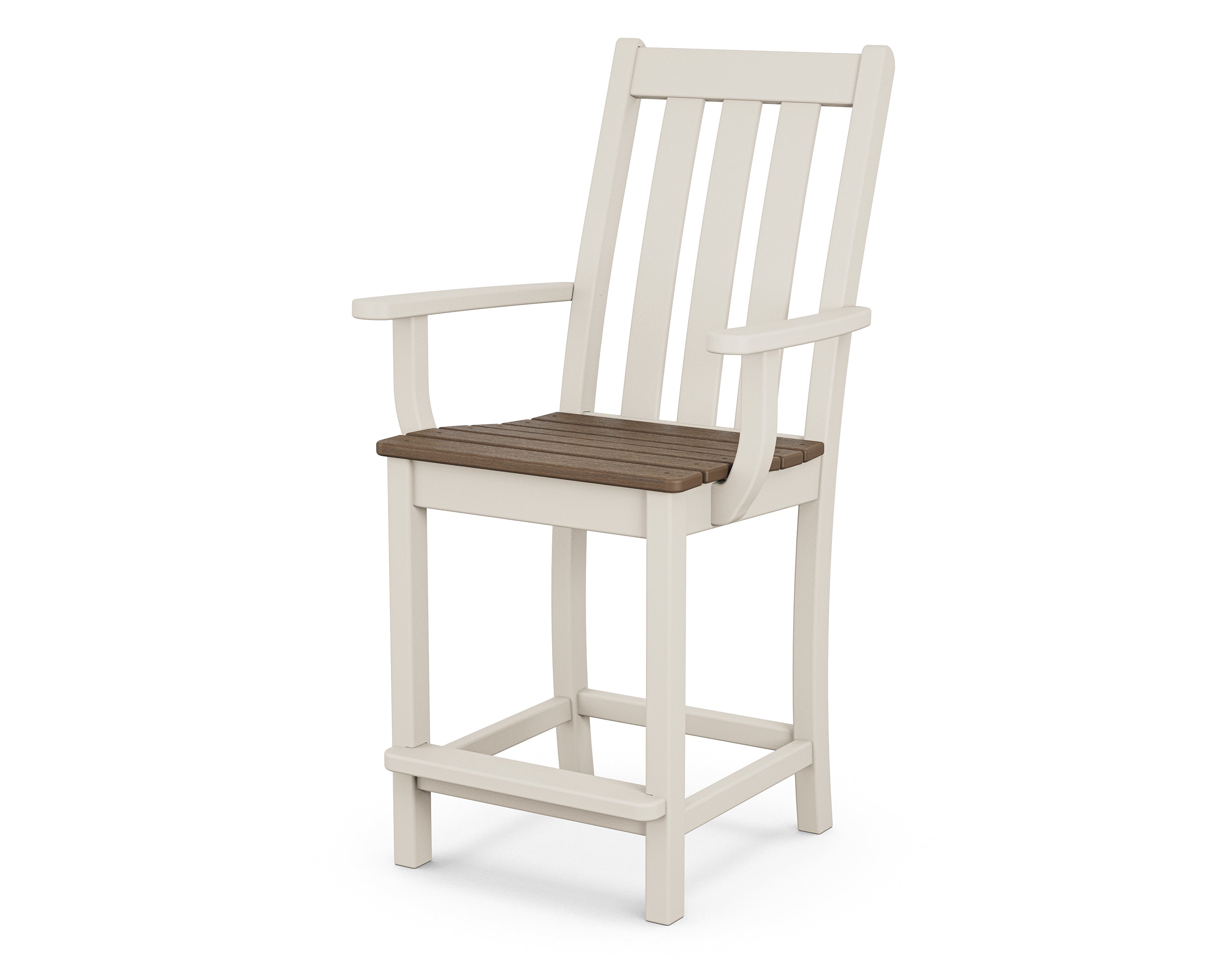 POLYWOOD Vineyard Counter Arm Chair