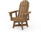 POLYWOOD Vineyard Curveback Adirondack Swivel Dining Chair