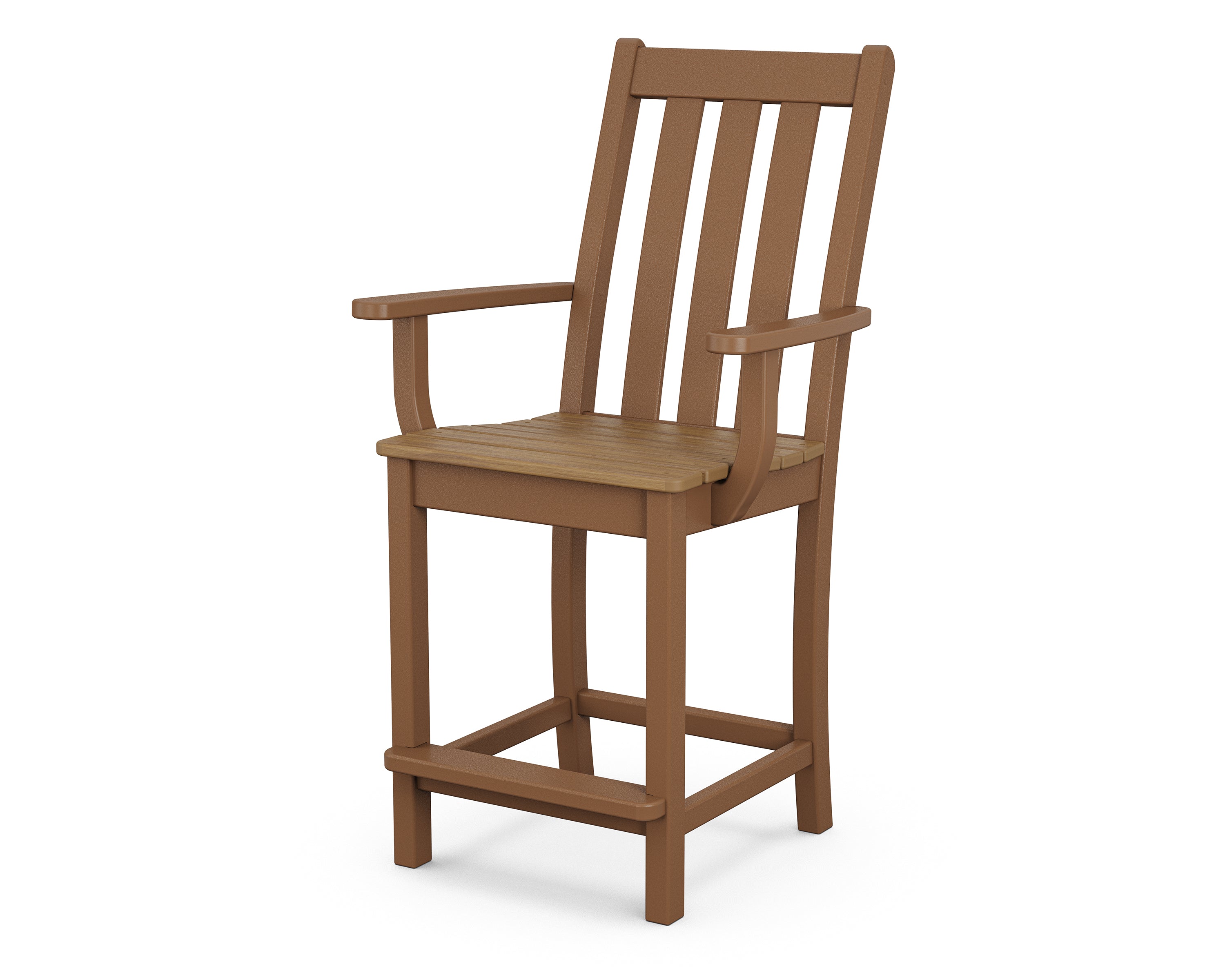 POLYWOOD Vineyard Counter Arm Chair