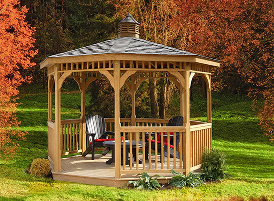 Wood Octagon Gazebo