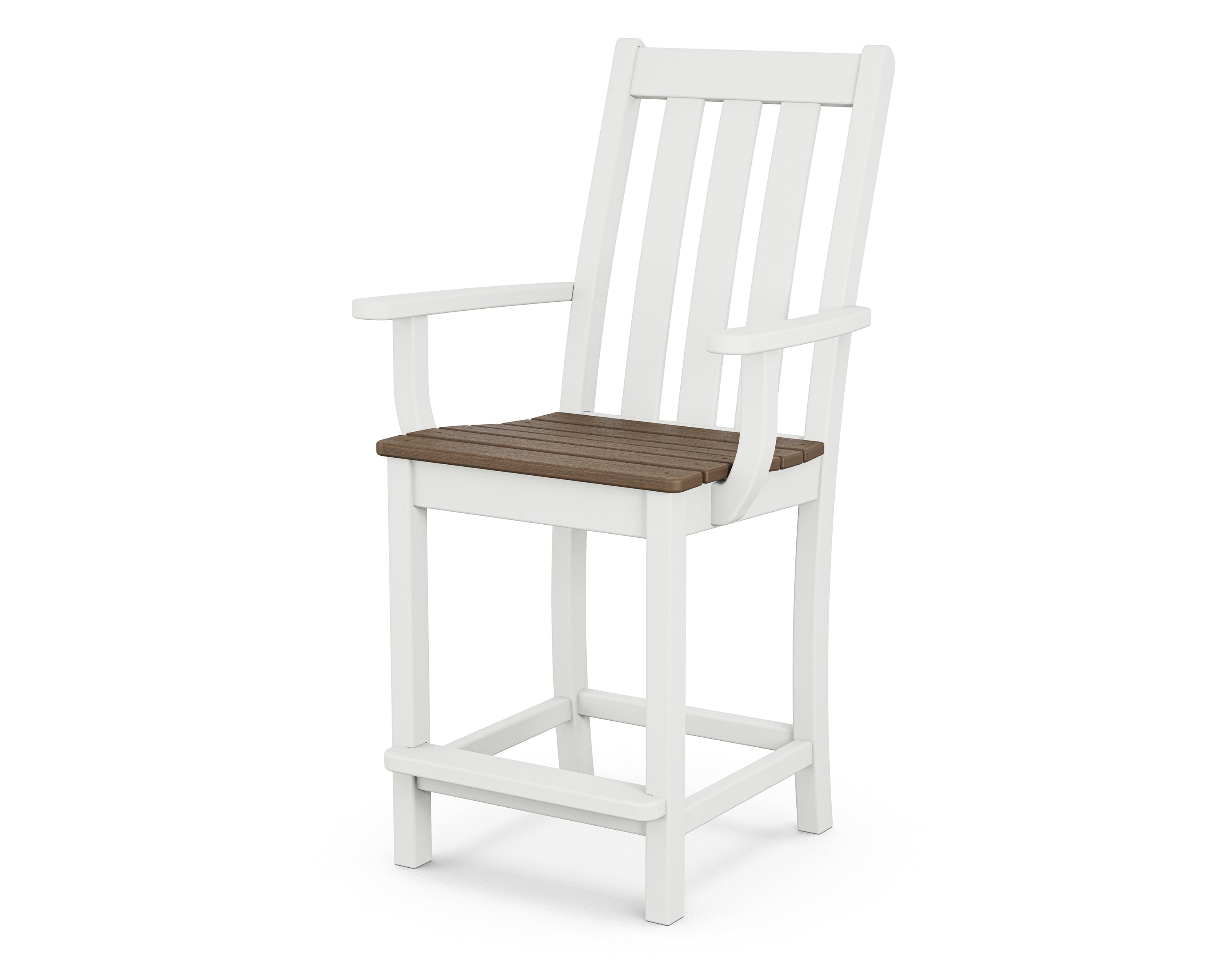 POLYWOOD Vineyard Counter Arm Chair