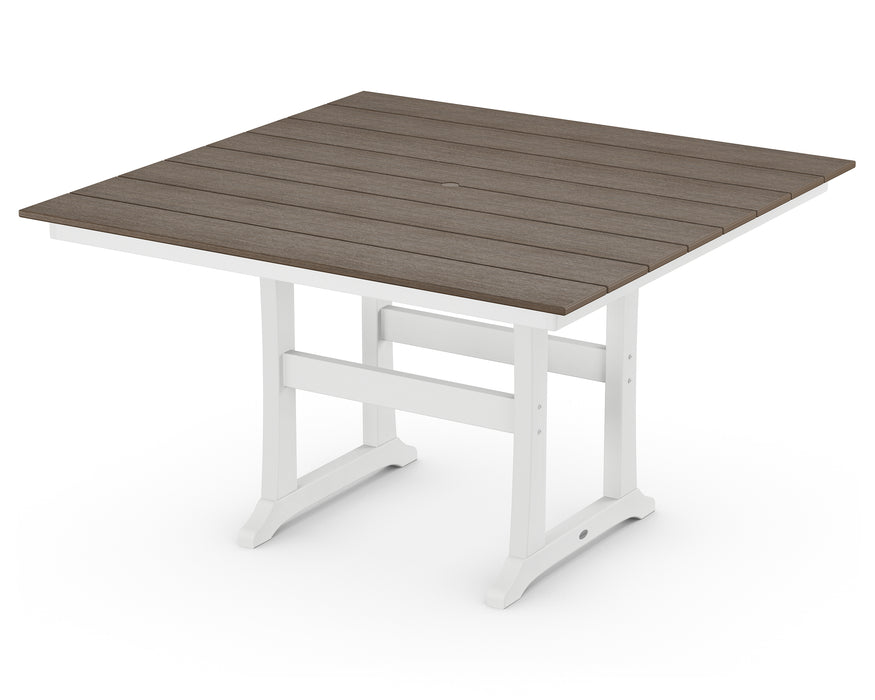 POLYWOOD Farmhouse Trestle 59" Counter Table
