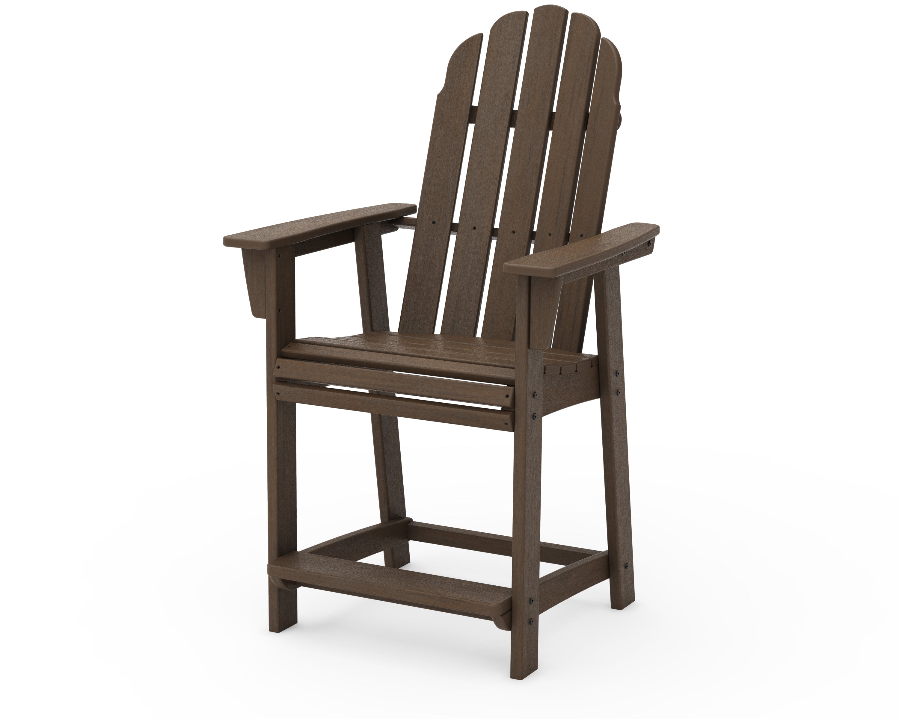 POLYWOOD Vineyard Curveback Adirondack Counter Chair