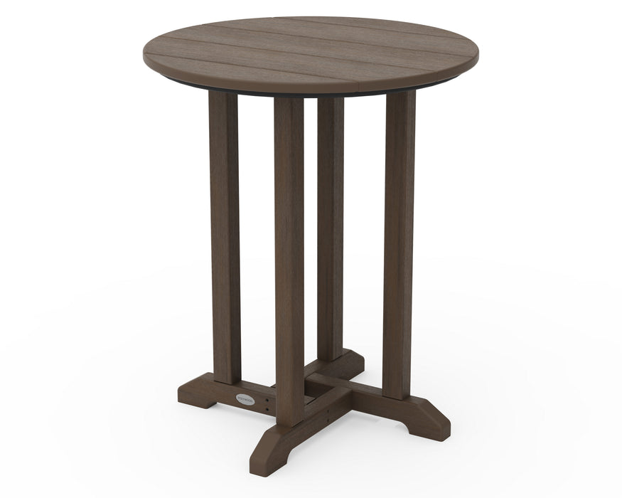 POLYWOOD 24" Round Farmhouse Bistro Table