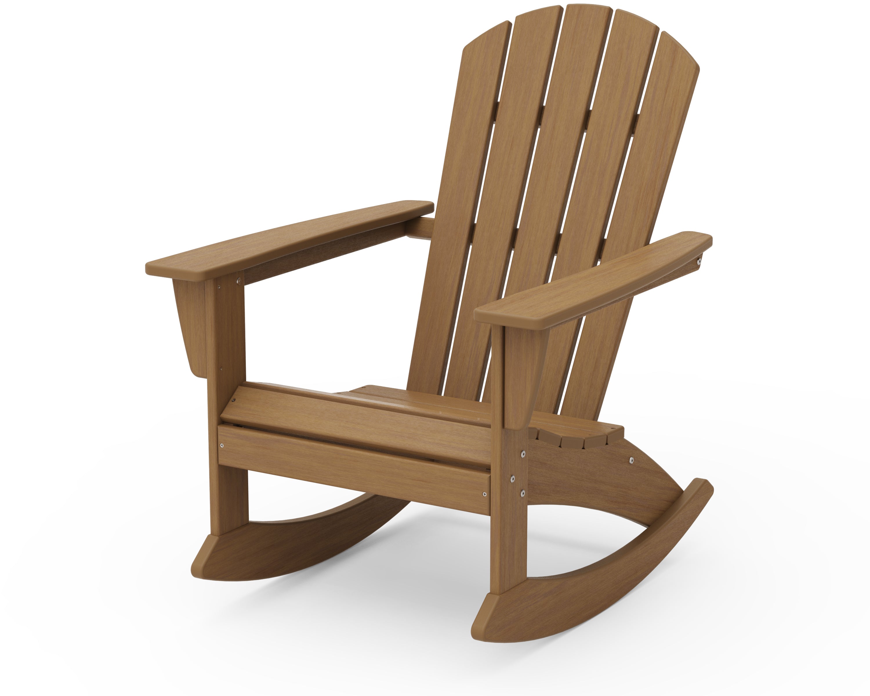 POLYWOOD Nautical Adirondack Rocking Chair