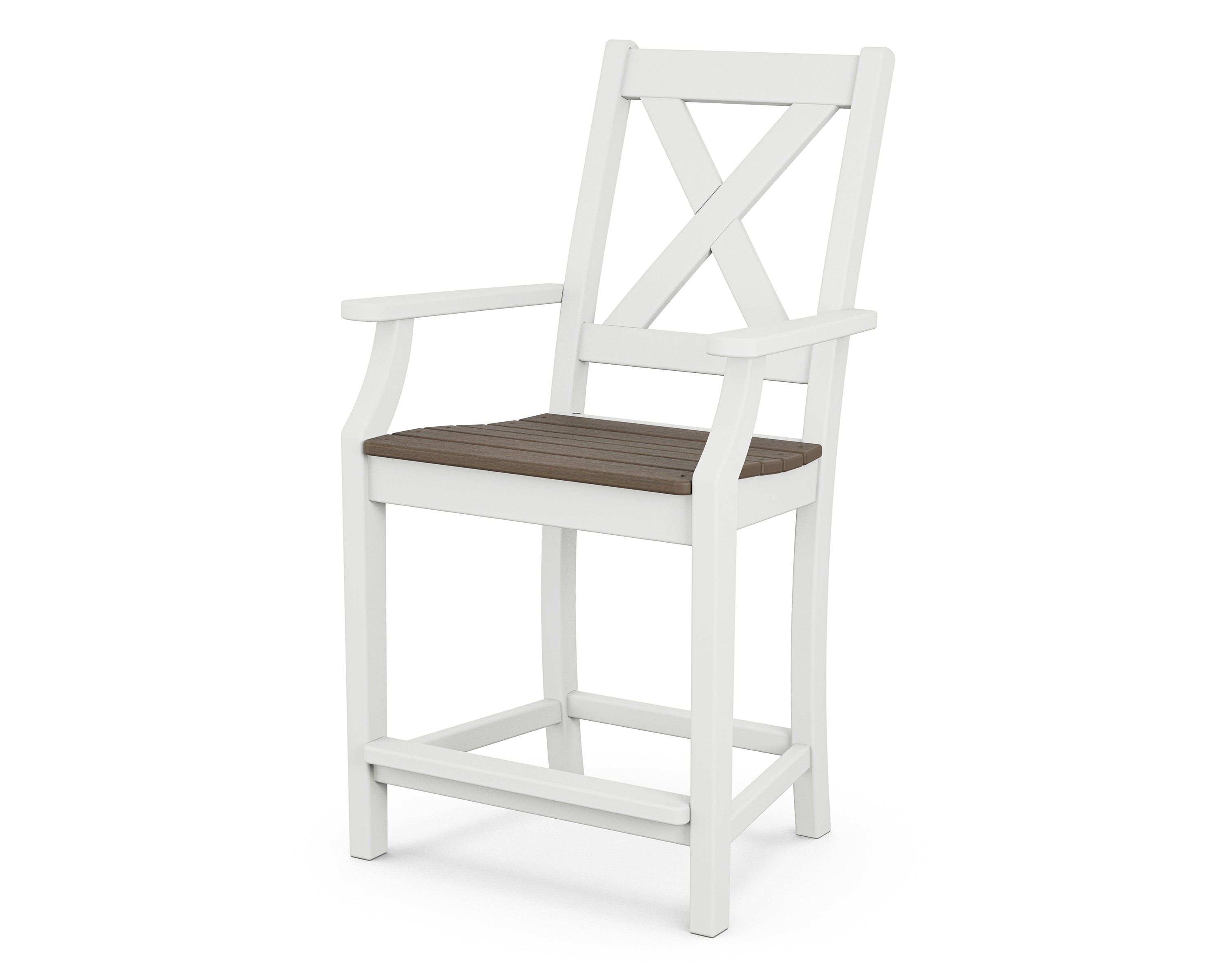 POLYWOOD Braxton Counter Arm Chair