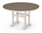 POLYWOOD Nautical Trestle 48" Round Dining Table