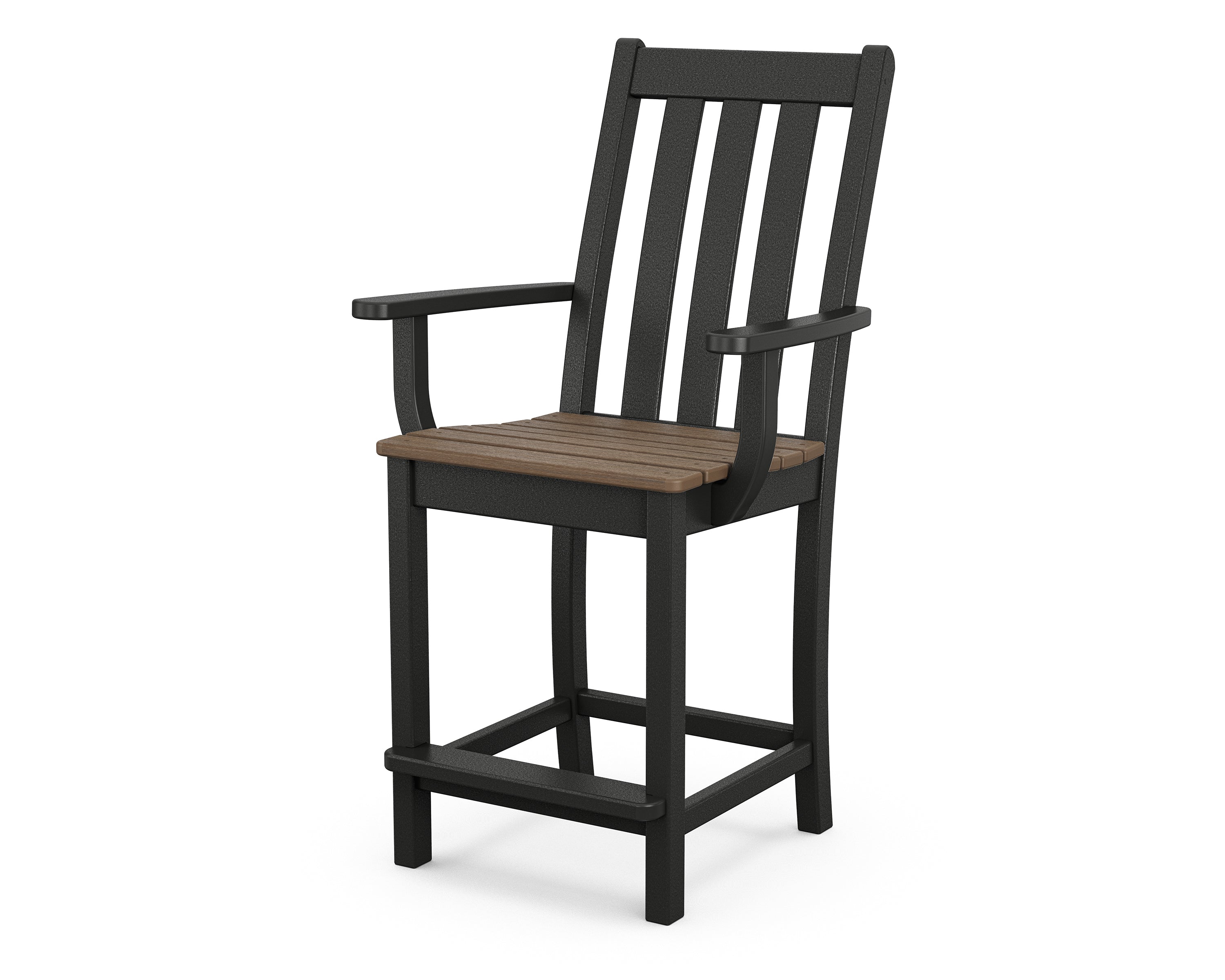 POLYWOOD Vineyard Counter Arm Chair