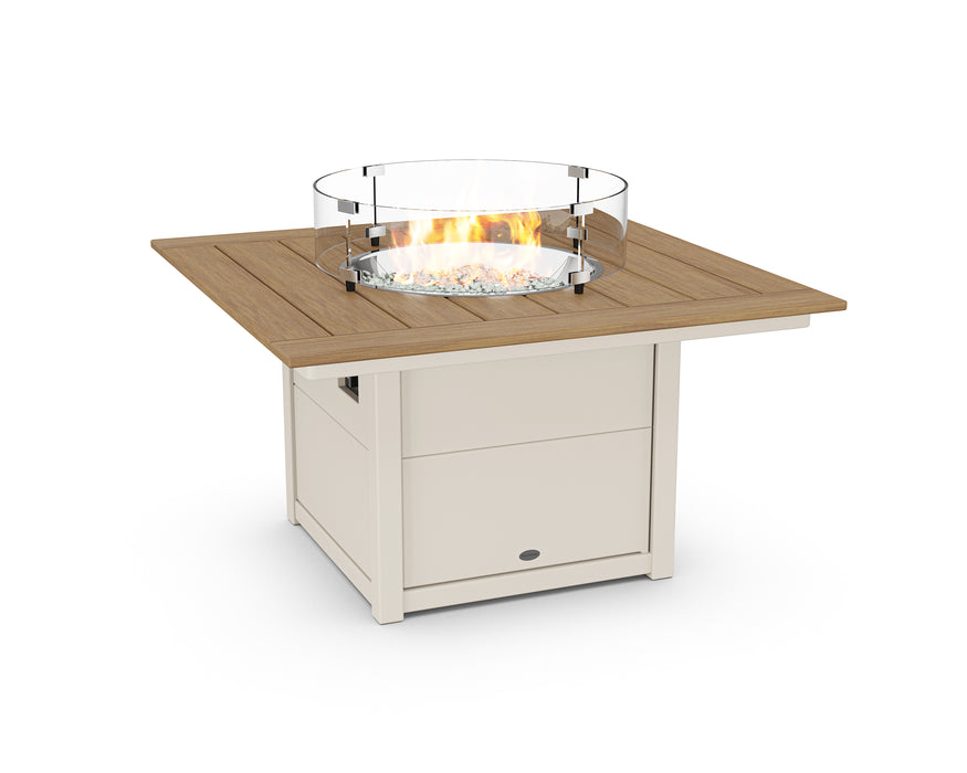 POLYWOOD Square 42" Fire Pit Table