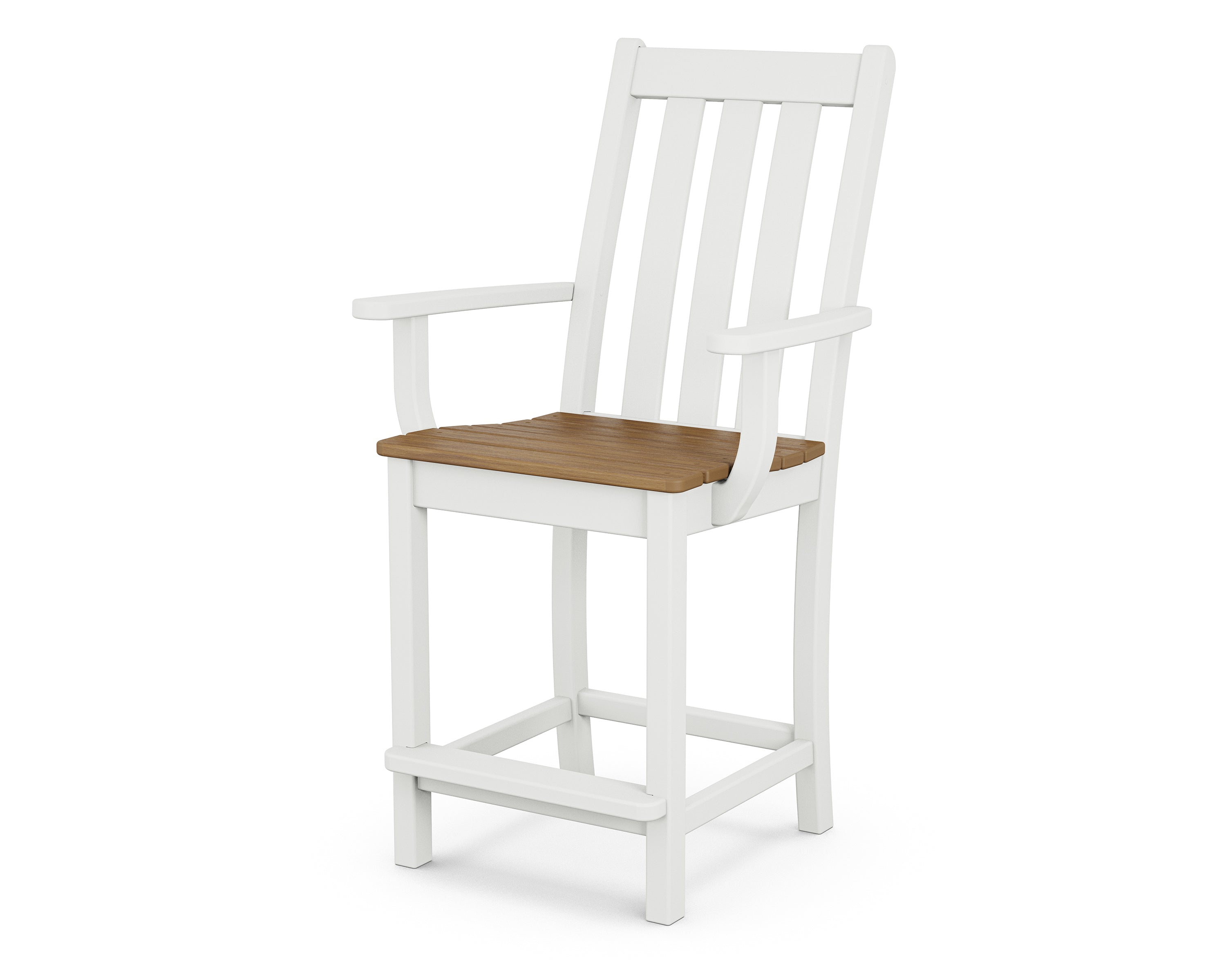 POLYWOOD Vineyard Counter Arm Chair