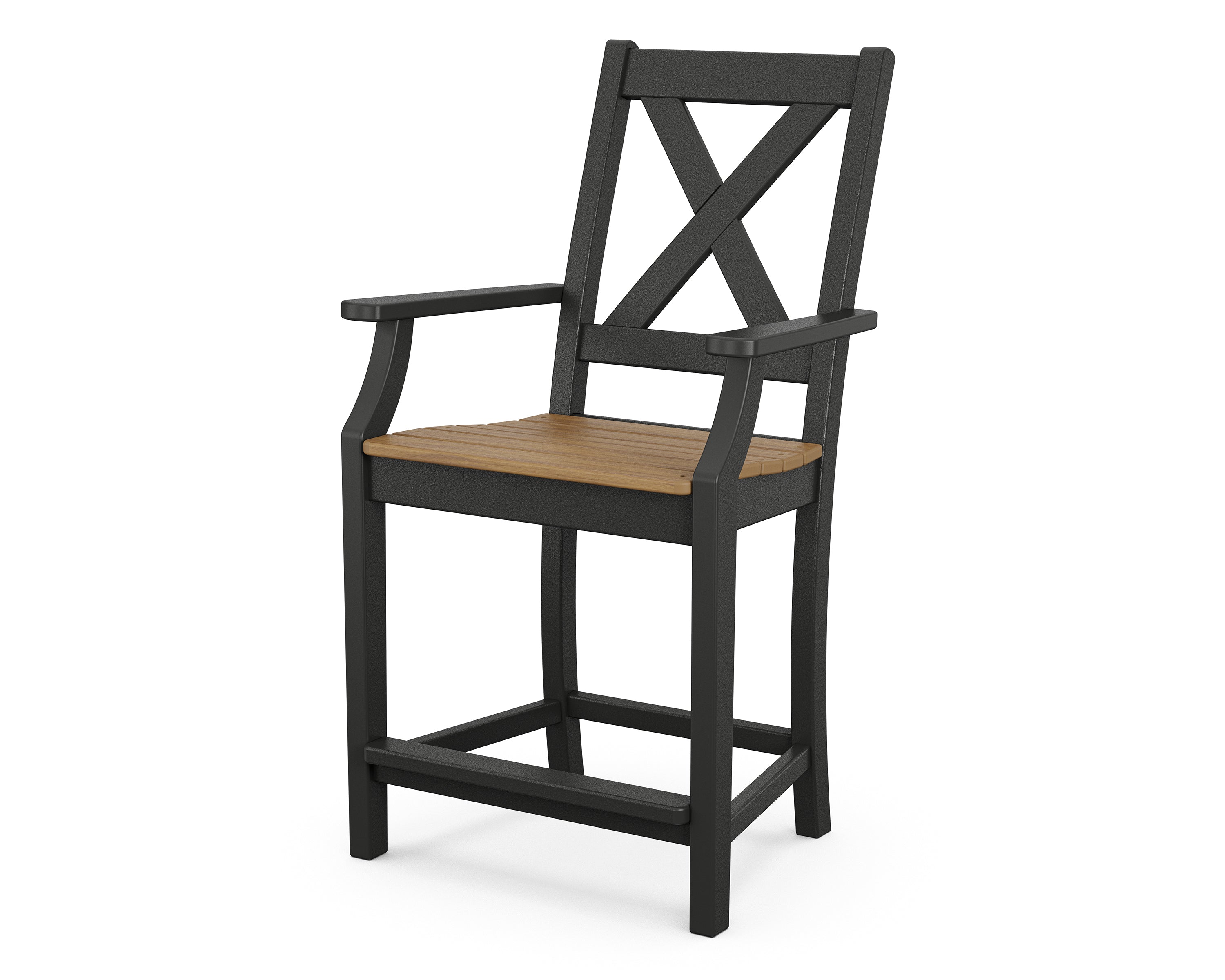 POLYWOOD Braxton Counter Arm Chair
