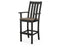 POLYWOOD Vineyard Bar Arm Chair