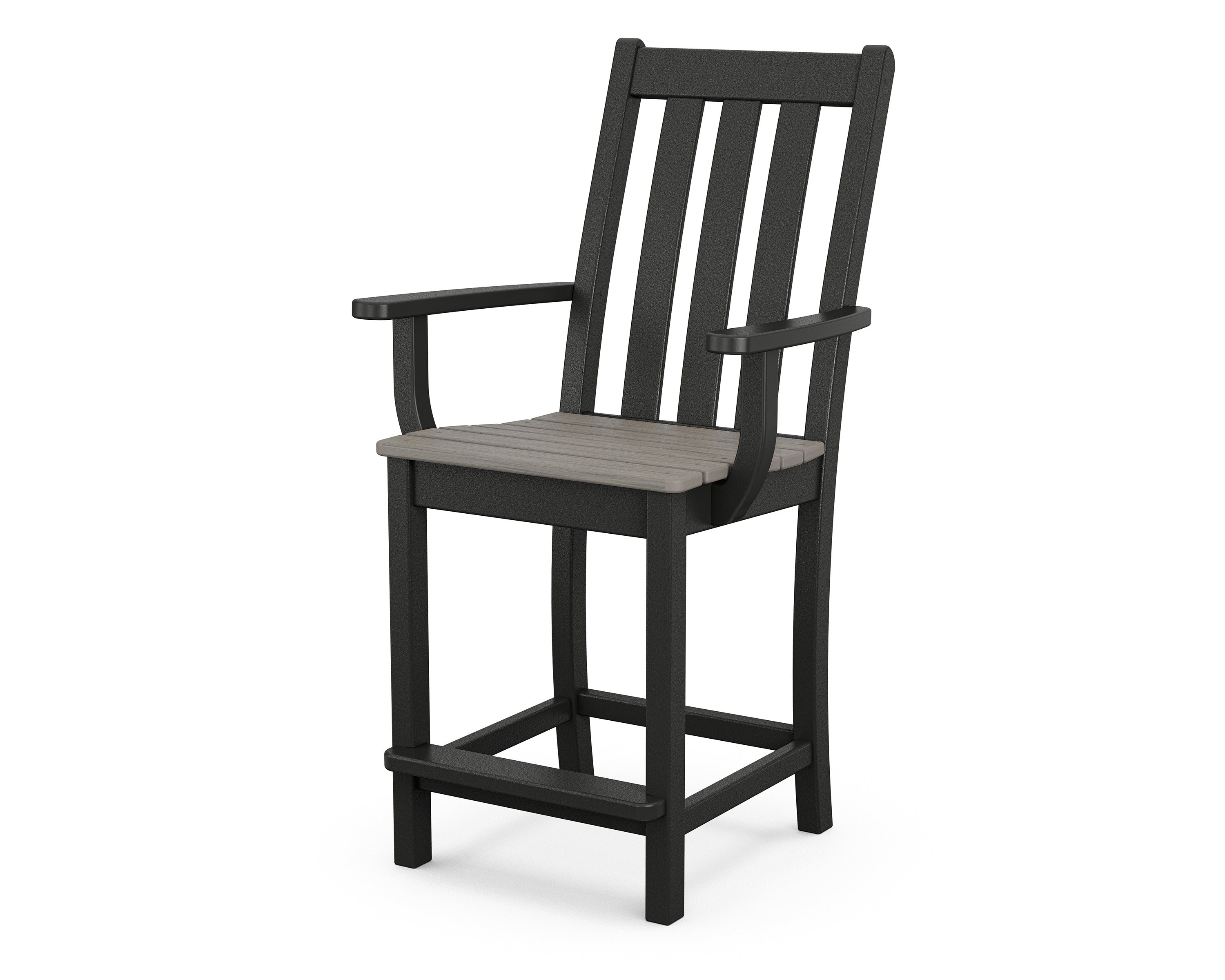POLYWOOD Vineyard Counter Arm Chair