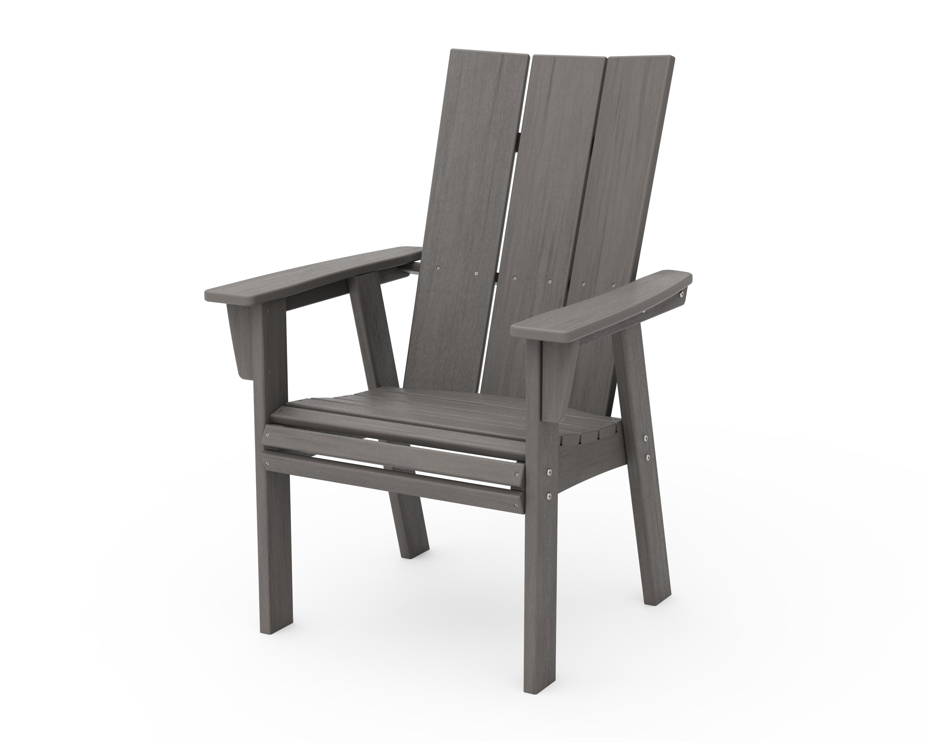 POLYWOOD Modern Curveback Adirondack Dining Chair