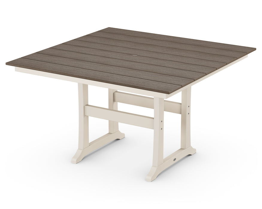 POLYWOOD Farmhouse Trestle 59" Counter Table