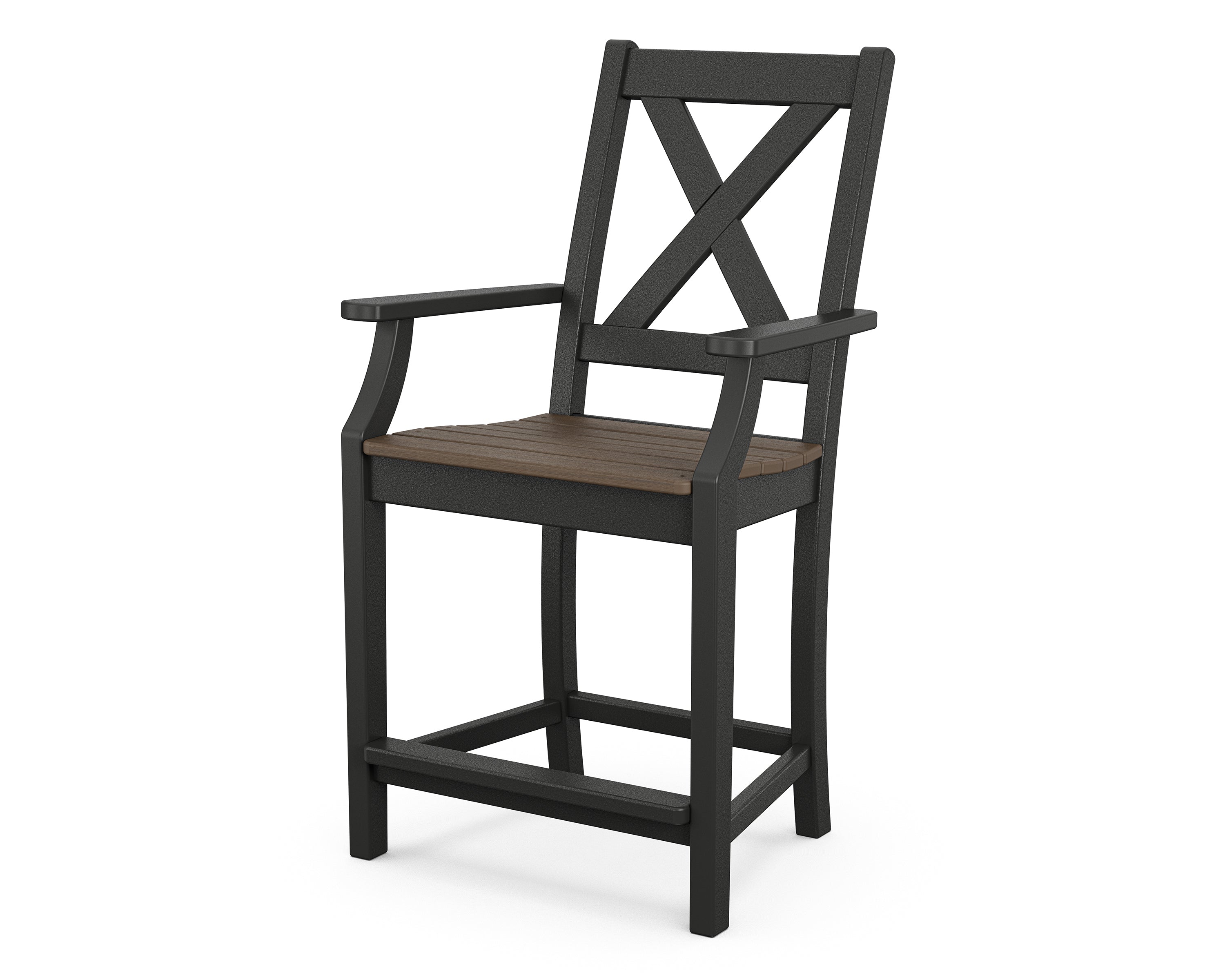 POLYWOOD Braxton Counter Arm Chair