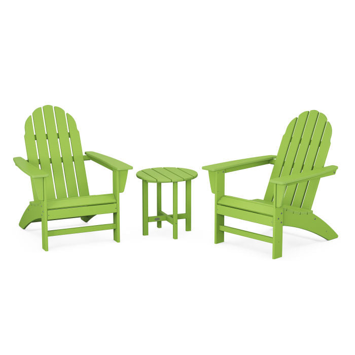 POLYWOOD Vineyard 3-Piece Adirondack Set